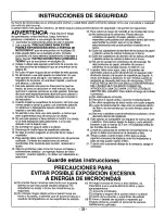 Preview for 34 page of Panasonic NNS262BF - MICROWAVE OVEN/OTR Operating Instructions Manual