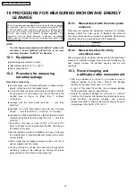 Preview for 16 page of Panasonic NNS335BF - MICROWAVE - 0.8CUFT Service Manual