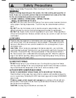 Preview for 7 page of Panasonic NNS504 - MICROWAVE - 1.1 CUFT Operating Instructions Manual