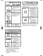 Preview for 12 page of Panasonic NNS504 - MICROWAVE - 1.1 CUFT Operating Instructions Manual