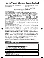 Preview for 26 page of Panasonic NNS504 - MICROWAVE - 1.1 CUFT Operating Instructions Manual