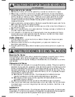 Preview for 33 page of Panasonic NNS504 - MICROWAVE - 1.1 CUFT Operating Instructions Manual