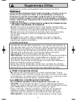 Preview for 35 page of Panasonic NNS504 - MICROWAVE - 1.1 CUFT Operating Instructions Manual