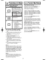 Preview for 42 page of Panasonic NNS504 - MICROWAVE - 1.1 CUFT Operating Instructions Manual