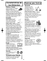 Preview for 50 page of Panasonic NNS504 - MICROWAVE - 1.1 CUFT Operating Instructions Manual