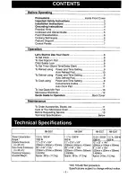 Preview for 3 page of Panasonic NNS547 - MICROWAVE Operating Instructions Manual