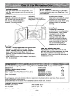 Предварительный просмотр 8 страницы Panasonic NNS569BAS Operating Instructions Manual