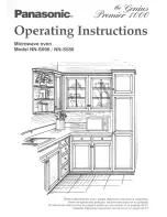 Panasonic NNS586 - MICROWAVE Operating Instructions Manual preview