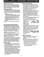 Preview for 5 page of Panasonic NNS586 - MICROWAVE Operating Instructions Manual