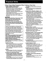 Preview for 6 page of Panasonic NNS586 - MICROWAVE Operating Instructions Manual