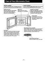 Preview for 44 page of Panasonic NNS586 - MICROWAVE Operating Instructions Manual