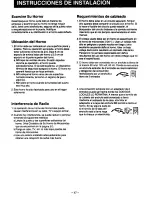 Preview for 49 page of Panasonic NNS586 - MICROWAVE Operating Instructions Manual