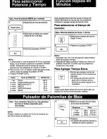 Preview for 53 page of Panasonic NNS586 - MICROWAVE Operating Instructions Manual