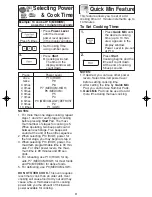 Preview for 13 page of Panasonic NNS624 - MICROWAVE OVEN - 1.2 CU.FT Operating Instructions Manual