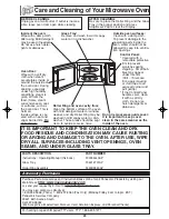 Preview for 25 page of Panasonic NNS624 - MICROWAVE OVEN - 1.2 CU.FT Operating Instructions Manual