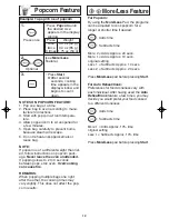 Preview for 14 page of Panasonic NNS635WF - MICROWAVE OVEN 1.2CUFT Operating Instructions Manual