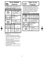 Preview for 17 page of Panasonic NNS635WF - MICROWAVE OVEN 1.2CUFT Operating Instructions Manual