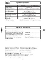 Preview for 28 page of Panasonic NNS635WF - MICROWAVE OVEN 1.2CUFT Operating Instructions Manual