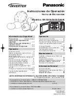 Preview for 29 page of Panasonic NNS635WF - MICROWAVE OVEN 1.2CUFT Operating Instructions Manual