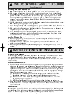 Preview for 33 page of Panasonic NNS635WF - MICROWAVE OVEN 1.2CUFT Operating Instructions Manual