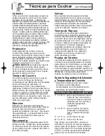 Preview for 51 page of Panasonic NNS635WF - MICROWAVE OVEN 1.2CUFT Operating Instructions Manual