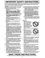 Preview for 4 page of Panasonic NNS740 - MICROWAVE Operating Instructions Manual