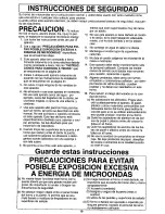 Preview for 21 page of Panasonic NNS740 - MICROWAVE Operating Instructions Manual