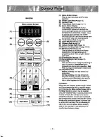 Preview for 9 page of Panasonic NNS788BAS Operating Instructions Manual