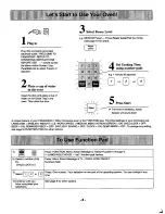 Preview for 10 page of Panasonic NNS788BAS Operating Instructions Manual