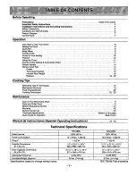 Preview for 3 page of Panasonic NNS789WAS Operating Instructions Manual