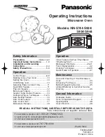 Panasonic NNS924 - MICROWAVE OVEN - 1.6 CU.FT Operating Instructions Manual предпросмотр