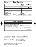 Preview for 30 page of Panasonic NNS924 - MICROWAVE OVEN - 1.6 CU.FT Operating Instructions Manual