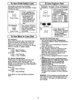 Preview for 11 page of Panasonic NNS942BF Operating Instructions Manual