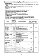 Preview for 13 page of Panasonic NNS942BF Operating Instructions Manual