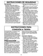 Preview for 24 page of Panasonic NNS942BF Operating Instructions Manual