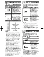 Предварительный просмотр 14 страницы Panasonic NNSA610 (Spanish) Instrucciones De Operación