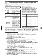 Предварительный просмотр 16 страницы Panasonic NNSA610 (Spanish) Instrucciones De Operación