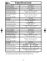 Предварительный просмотр 30 страницы Panasonic NNSA610 (Spanish) Instrucciones De Operación