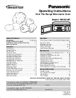 Preview for 1 page of Panasonic NNSD297SR User Manual