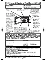 Preview for 27 page of Panasonic NNSD696 - MICROWAVE OVEN 1.2CUFT Operating Instructions Manual