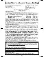 Preview for 29 page of Panasonic NNSD696 - MICROWAVE OVEN 1.2CUFT Operating Instructions Manual