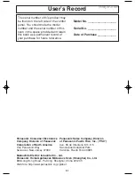 Preview for 33 page of Panasonic NNSD696 - MICROWAVE OVEN 1.2CUFT Operating Instructions Manual