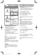 Предварительный просмотр 20 страницы Panasonic NNSD986S - MICROWAVE OVEN 2.2CUFT Operating Instructions Manual