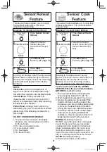 Предварительный просмотр 23 страницы Panasonic NNSD986S - MICROWAVE OVEN 2.2CUFT Operating Instructions Manual