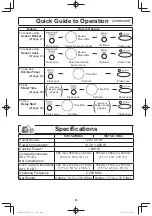 Предварительный просмотр 35 страницы Panasonic NNSD986S - MICROWAVE OVEN 2.2CUFT Operating Instructions Manual