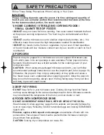 Preview for 8 page of Panasonic NNSN960S Operating Instructions Manual