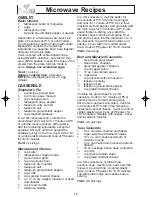 Preview for 21 page of Panasonic NNSN960S Operating Instructions Manual