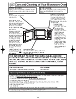 Preview for 27 page of Panasonic NNSN960S Operating Instructions Manual