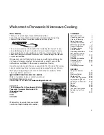 Preview for 2 page of Panasonic NNT523 Cookery Book & Operating Instructions