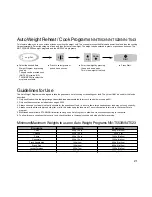 Preview for 22 page of Panasonic NNT523 Cookery Book & Operating Instructions